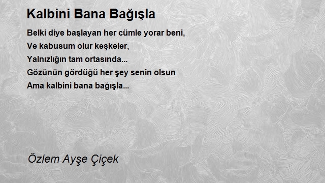 Özlem Ayşe Çiçek