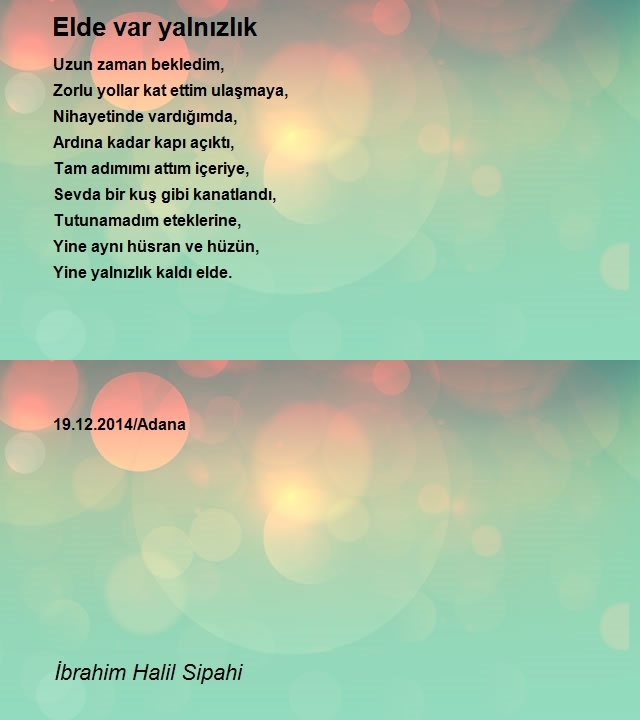 İbrahim Halil Sipahi