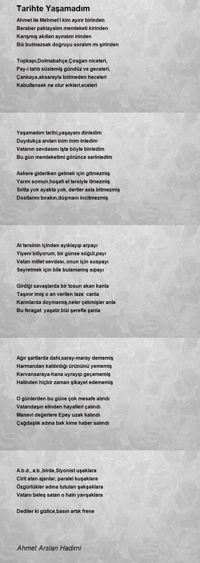 Ahmet Arslan Hadimi
