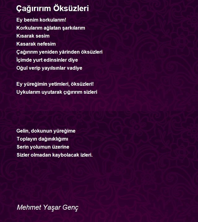 Mehmet Yaşar Genç