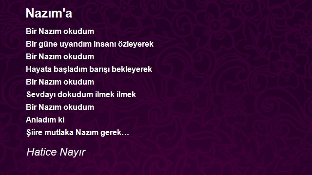 Hatice Nayır