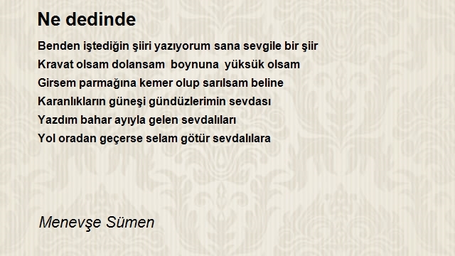 Menevşe Sümen
