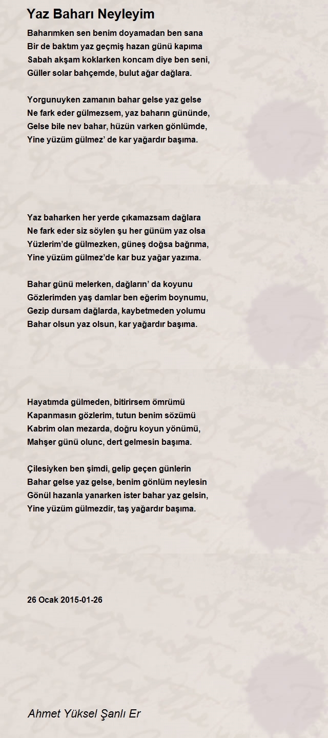 Ahmet Yüksel Şanlı Er