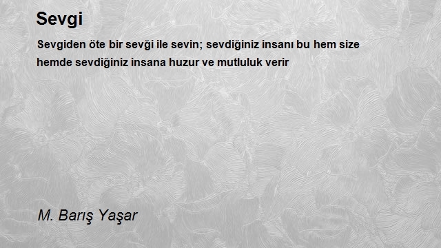 M. Barış Yaşar