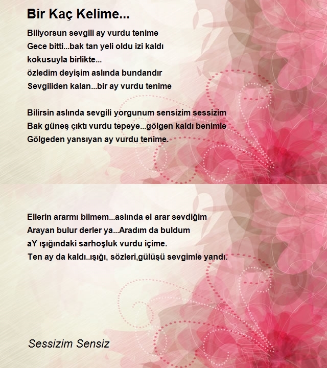 Sessizim Sensiz