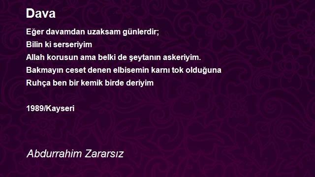 Abdurrahim Zararsız