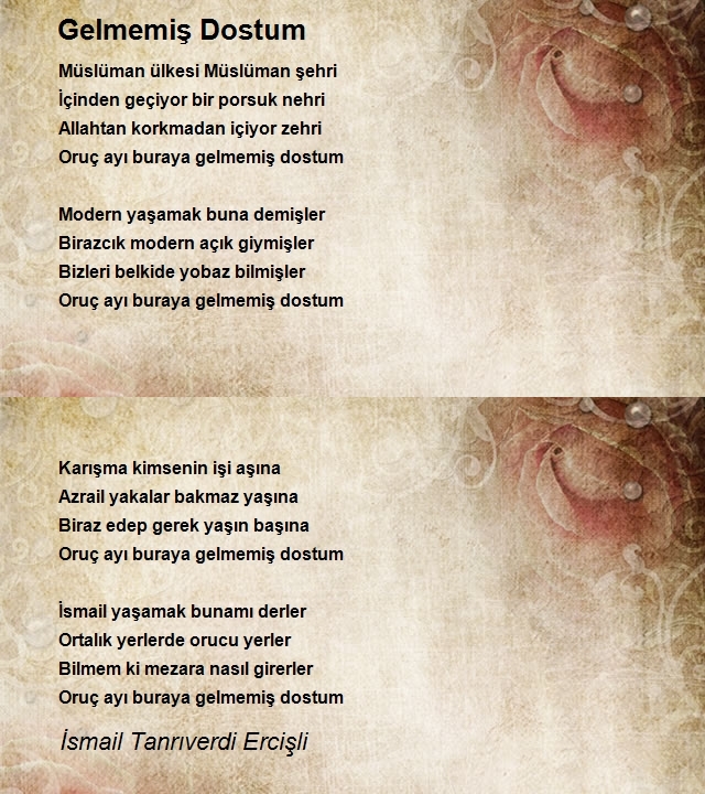 İsmail Tanrıverdi Ercişli