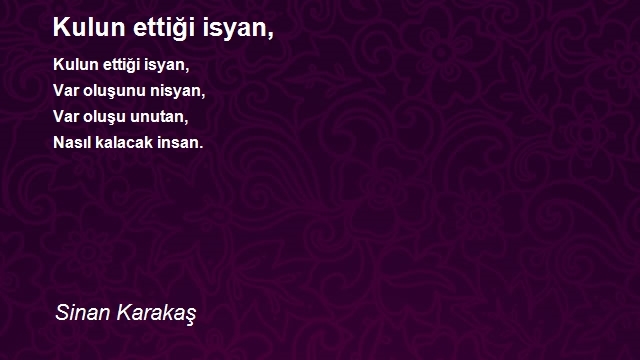Sinan Karakaş