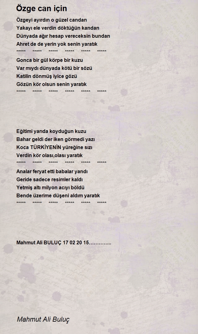 Mahmut Ali Buluç