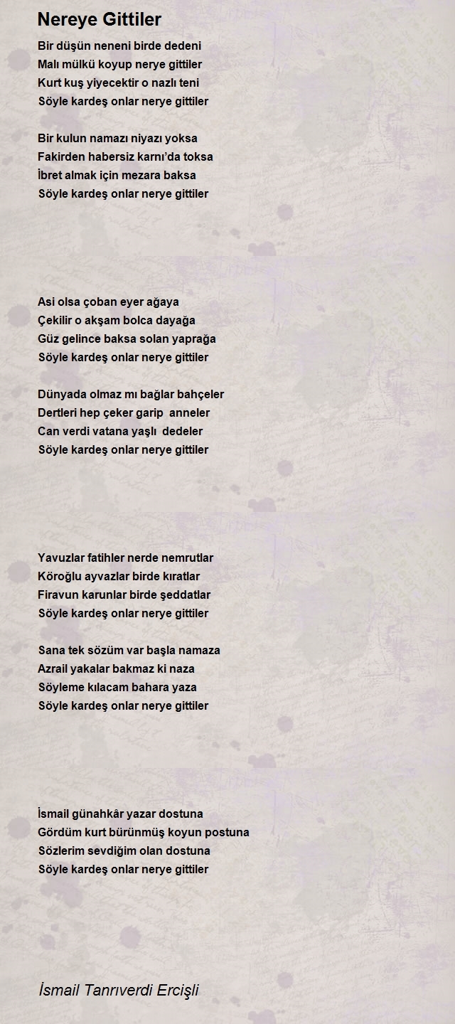 İsmail Tanrıverdi Ercişli