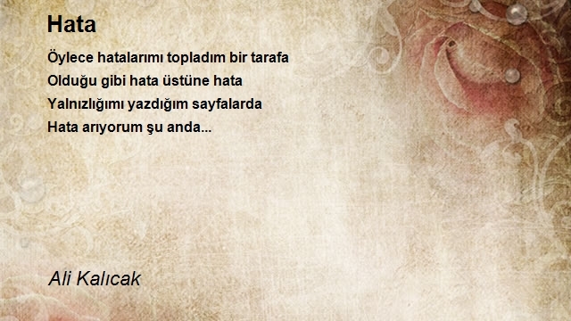 Ali Kalıcak