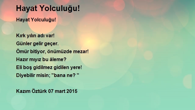 Kazim Öztürk 2