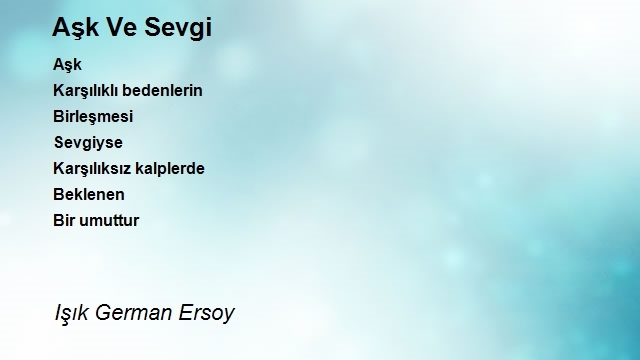 Işık German Ersoy