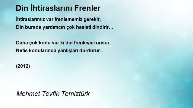 Mehmet Tevfik Temiztürk