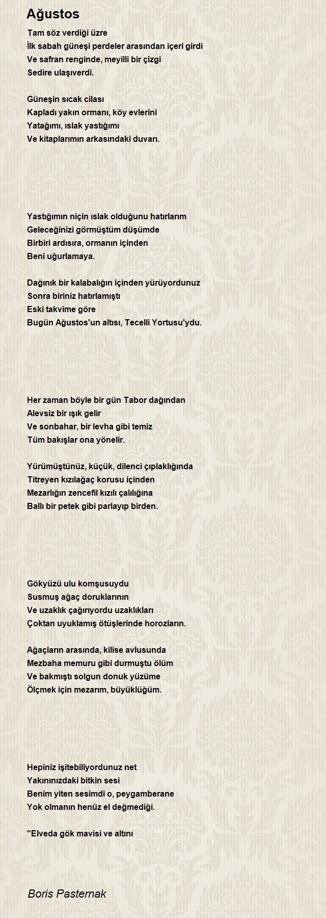 Boris Pasternak