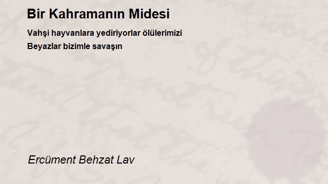 Ercüment Behzat Lav