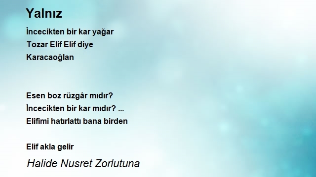 Halide Nusret Zorlutuna
