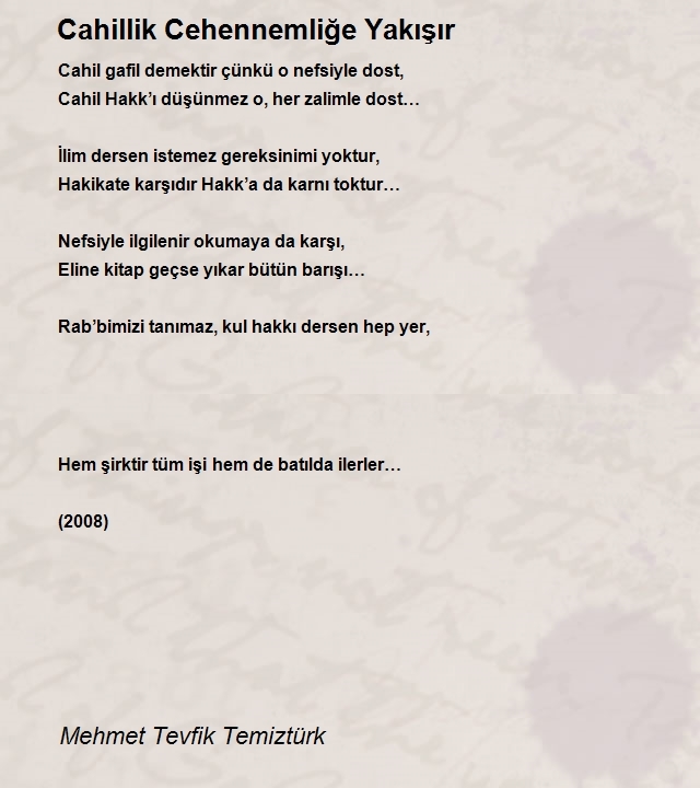 Mehmet Tevfik Temiztürk