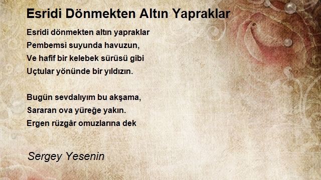 Sergey Yesenin