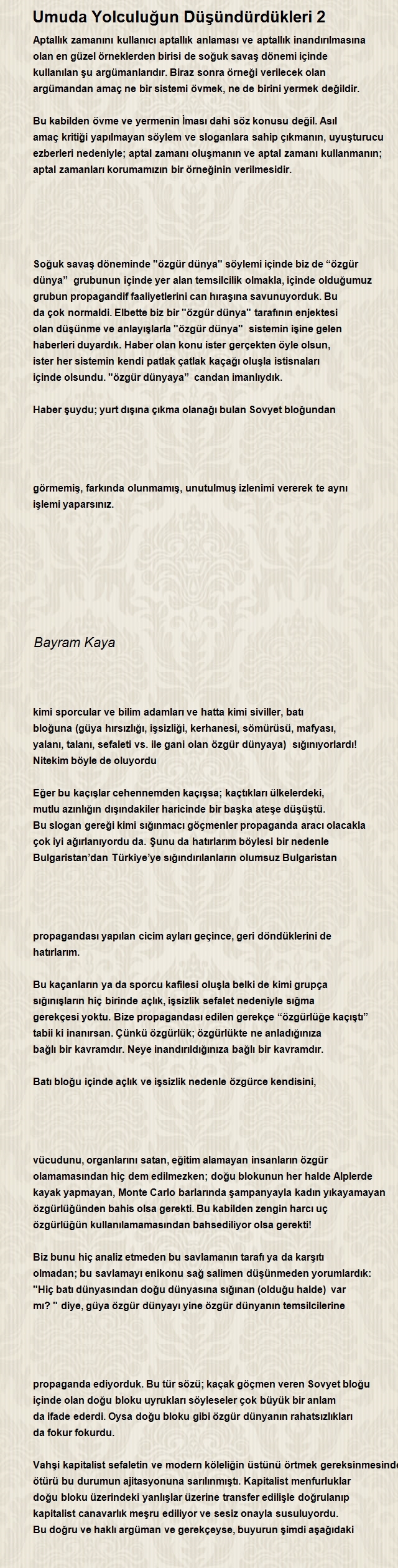 Bayram Kaya