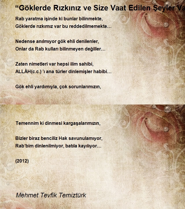 Mehmet Tevfik Temiztürk