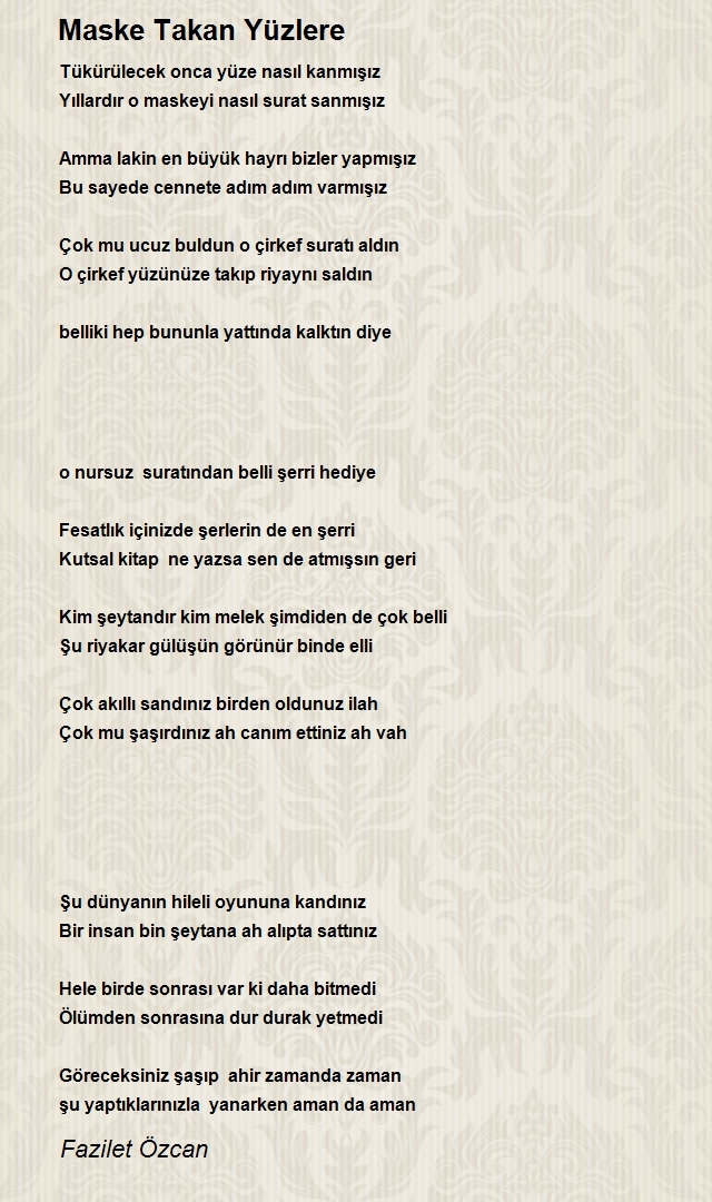 Fazilet Özcan