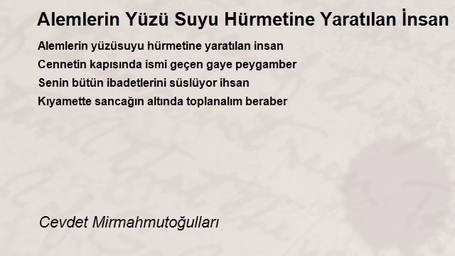 Cevdet Mirmahmutoğulları