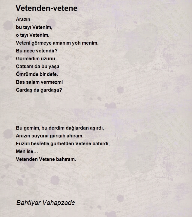 Bahtiyar Vahapzade