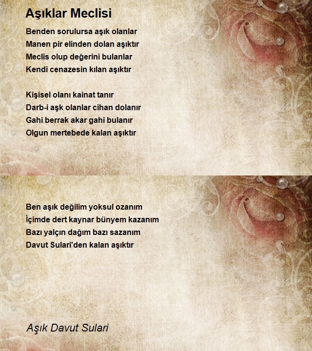 Aşık Davut Sulari