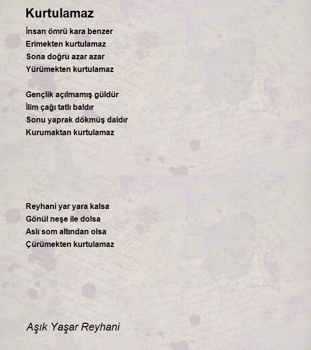 Aşık Yaşar Reyhani