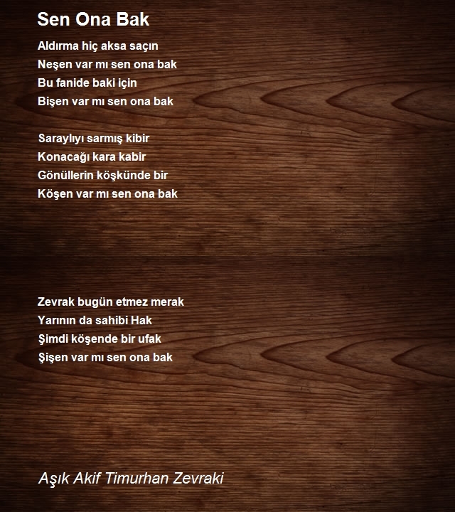 Aşık Akif Timurhan Zevraki