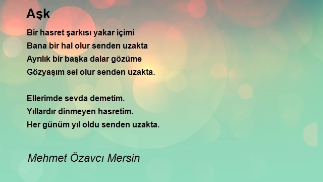Mehmet Özavcı Mersin
