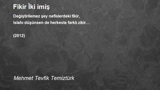 Mehmet Tevfik Temiztürk