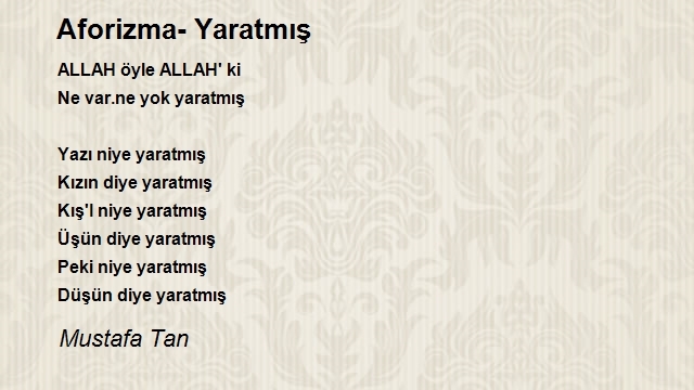 Mustafa Tan