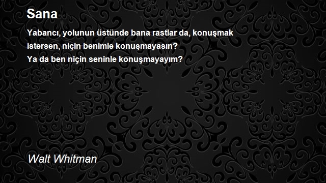 Walt Whitman