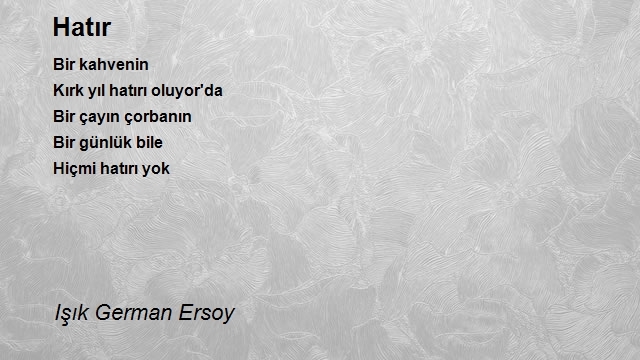 Işık German Ersoy