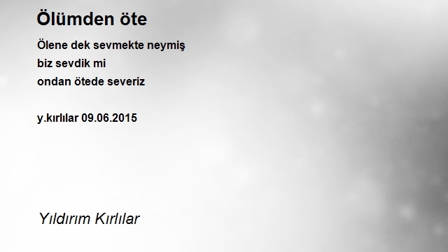 Yıldırım Kırlılar