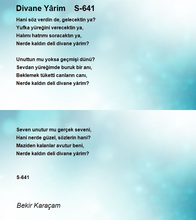 Bekir Karaçam