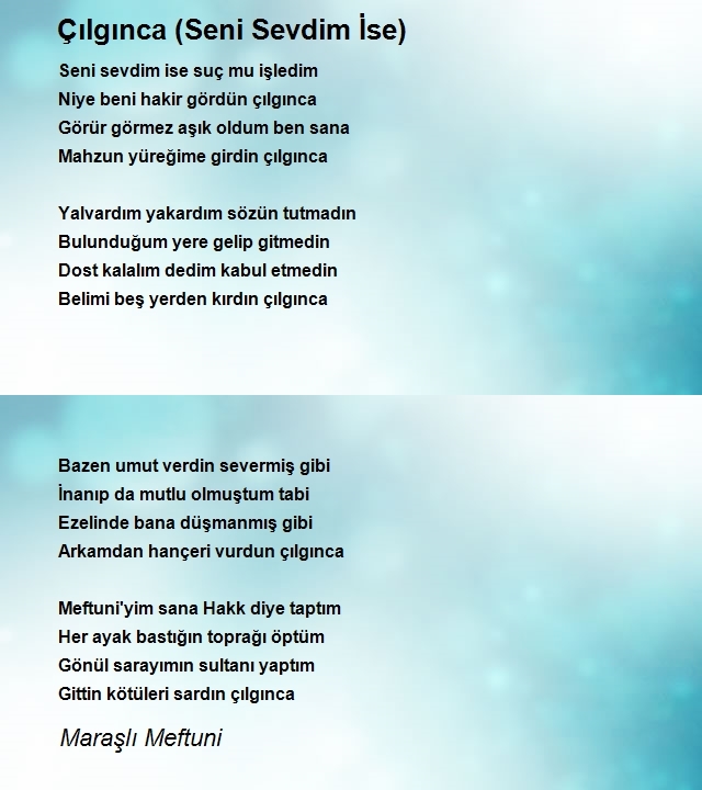 Maraşlı Meftuni