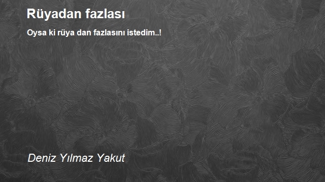 Deniz Yılmaz Yakut