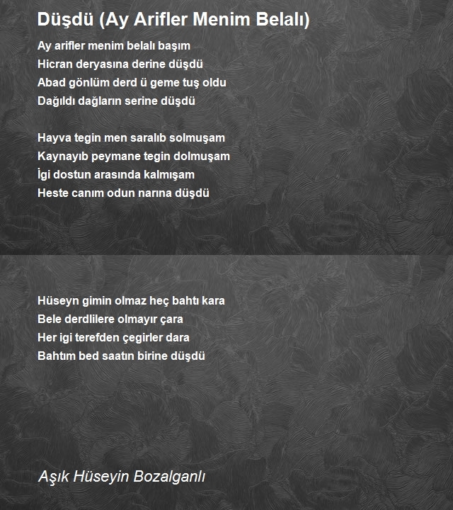 Aşık Hüseyin Bozalganlı