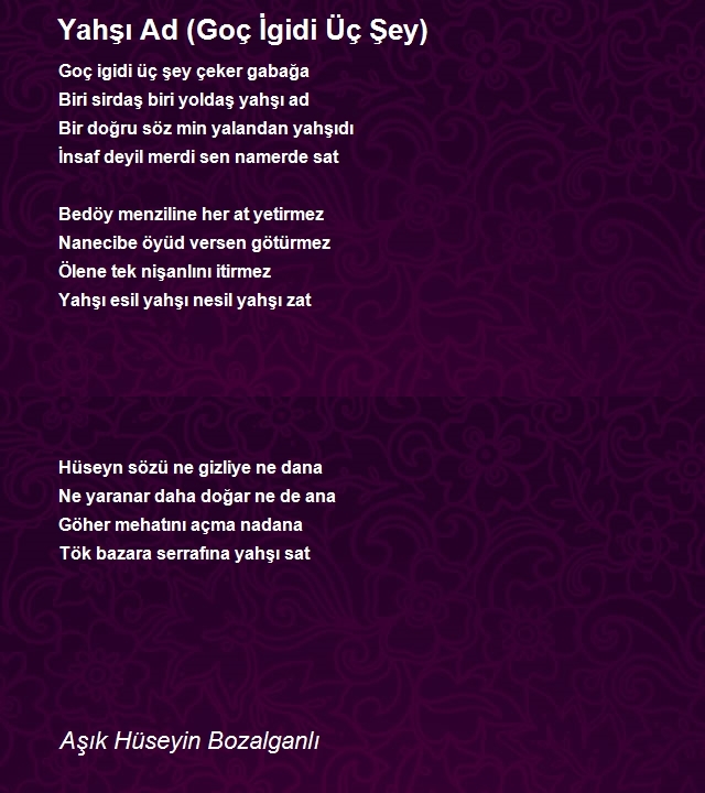 Aşık Hüseyin Bozalganlı