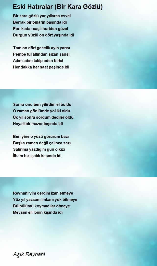 Aşık Reyhani