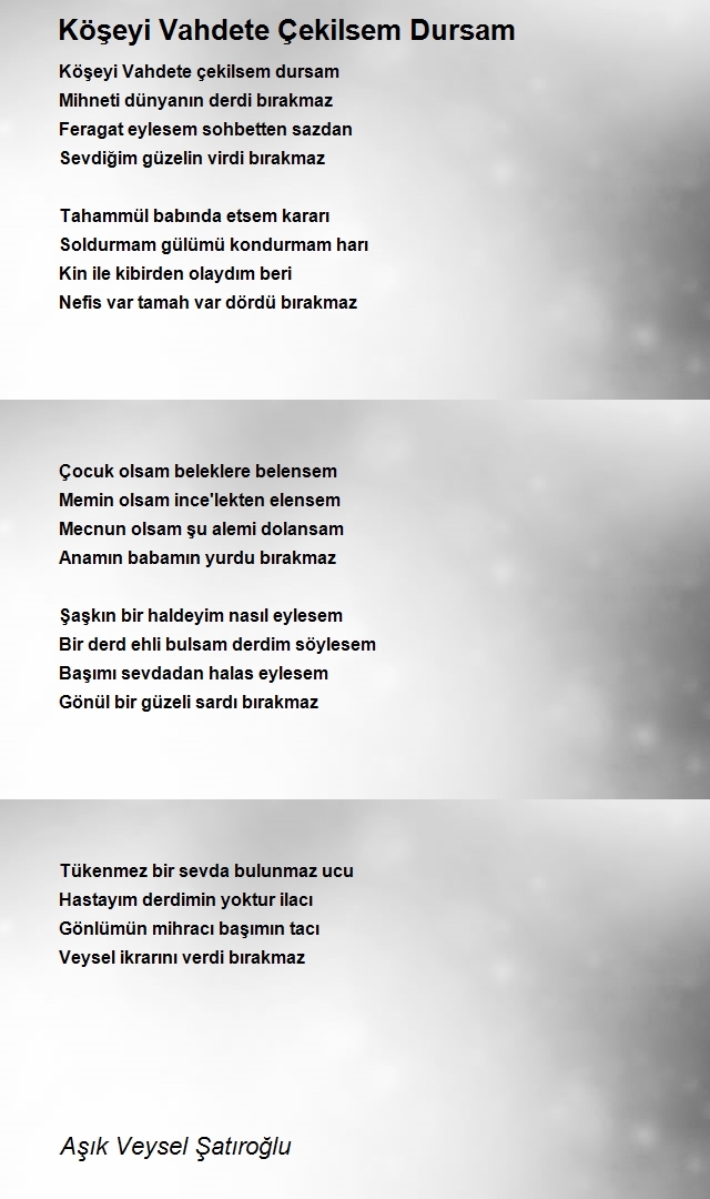Aşık Veysel Şatıroğlu