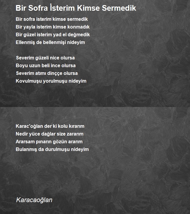 Karacaoğlan