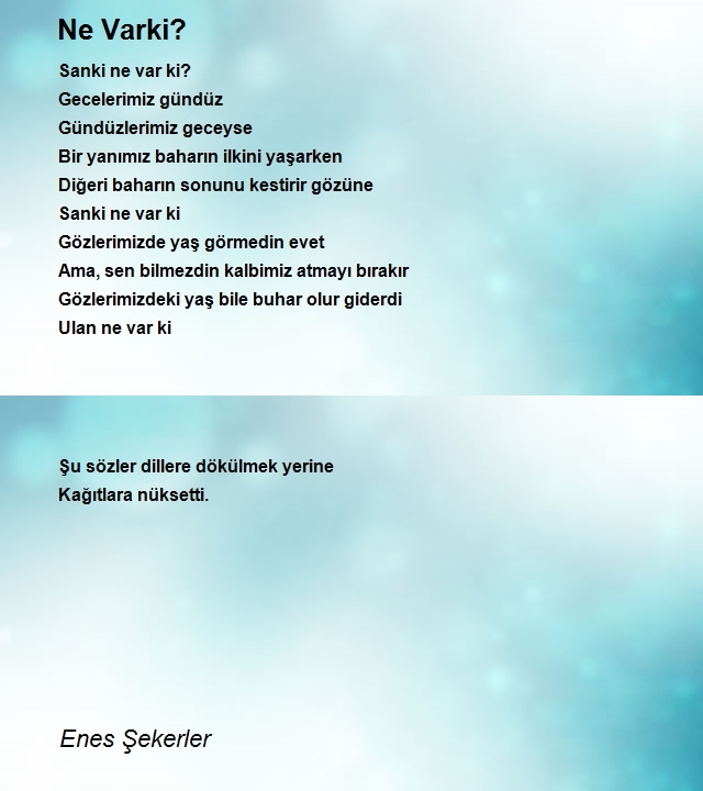 Enes Şekerler