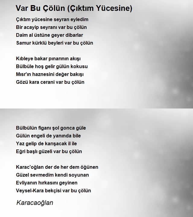 Karacaoğlan