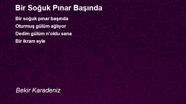Bekir Karadeniz