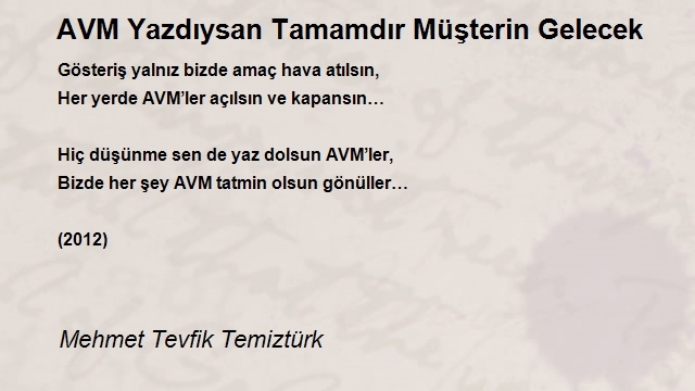Mehmet Tevfik Temiztürk
