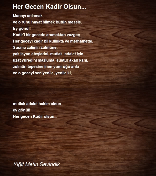 Yiğit Metin Sevindik